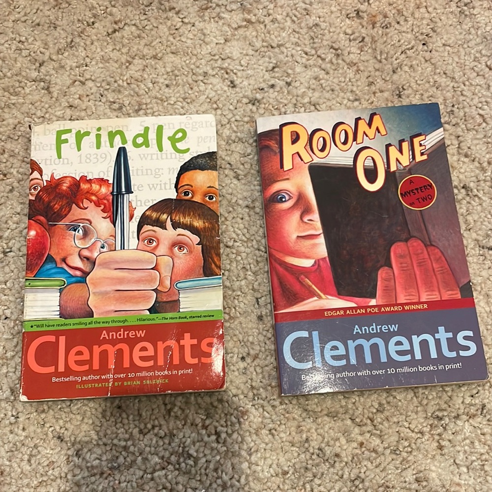 Frindle & Room One written by Andrew Clements